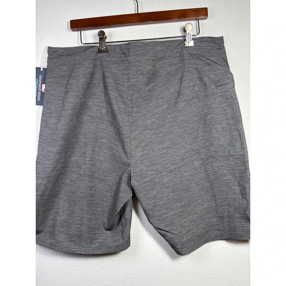 Vineyard Vines Boardshort Mens 36 Condor New Heathered Fineline 1M001177-5223